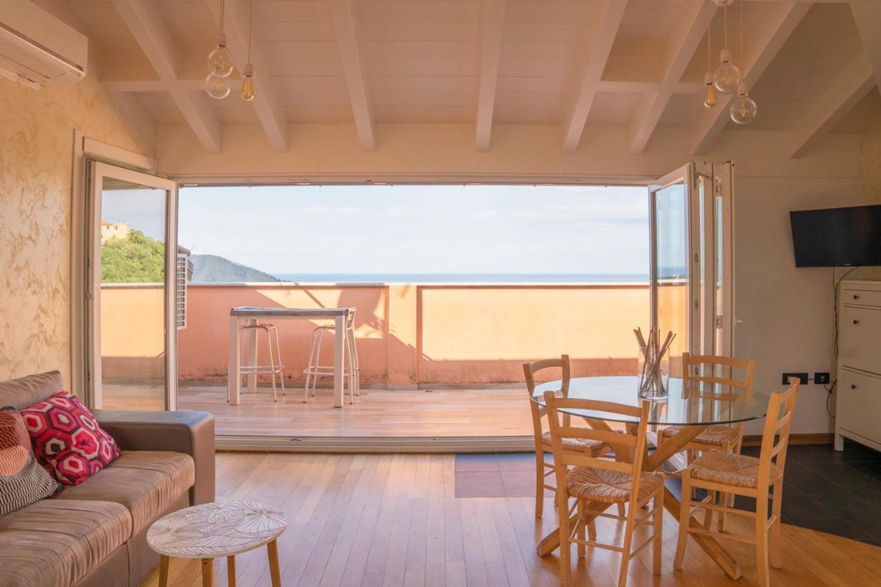 Appartement 016 - Casa Tranquilla Vista Mare, Pace E Natura - 10 Minuti Dalla Spiaggia à Sestri Levante Extérieur photo